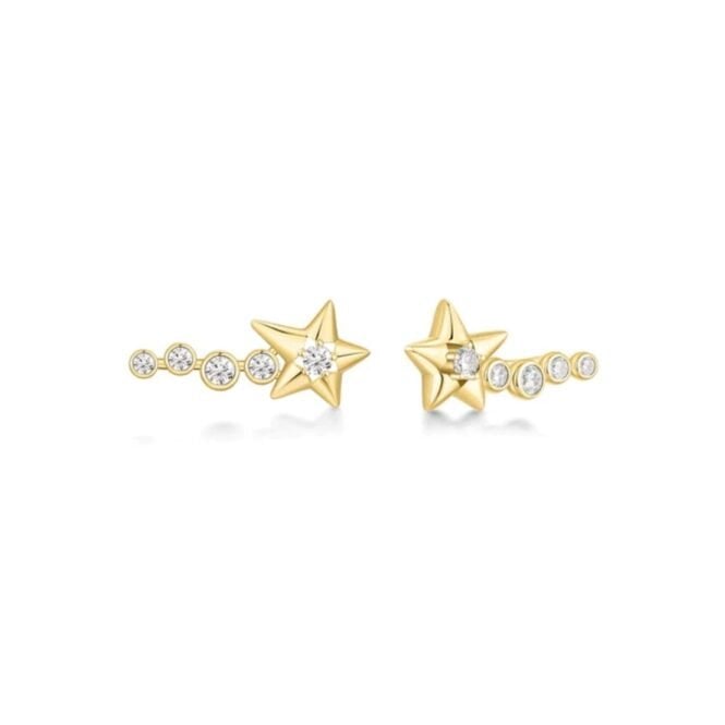 Ania Haie Jewellery Ania Haie Meteor Sparkling Climber Earrings