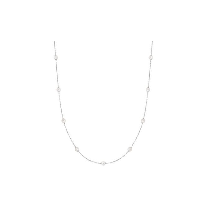 Ania Haie Jewellery Ania Haie Miss Dainty Sterling Silver Pearl Necklace