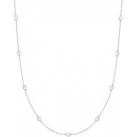 Ania Haie Miss Dainty Sterling Silver Pearl Necklace