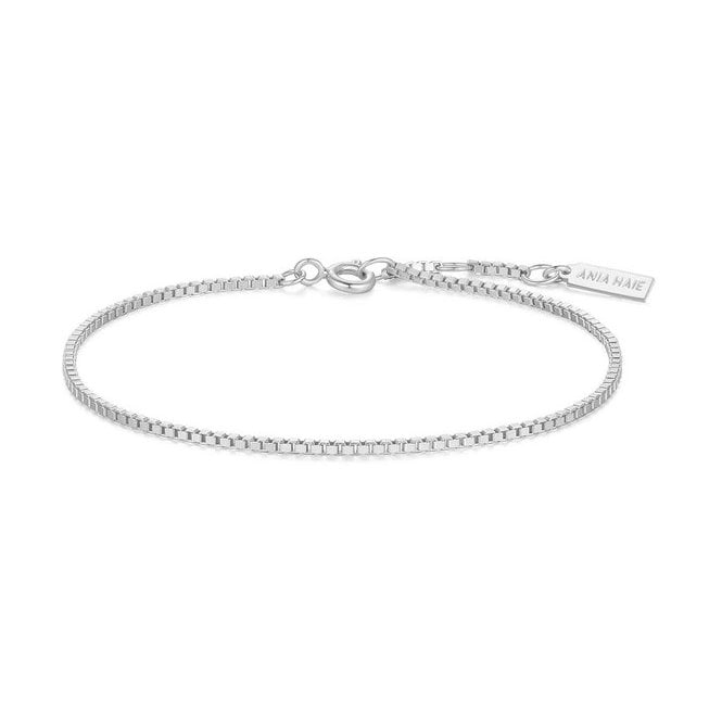 Ania Haie Jewellery Ania Haie Silver Box Chain Bracelet B068-01H