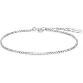 Ania Haie Silver Box Chain Bracelet B068-01H
