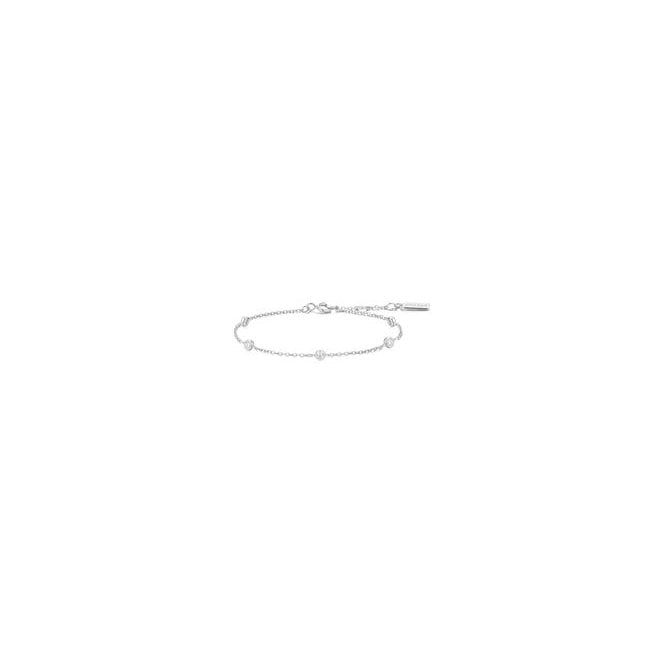Ania Haie Jewellery Ania Haie Silver Classic Bezel Station Bracelet B074-02H