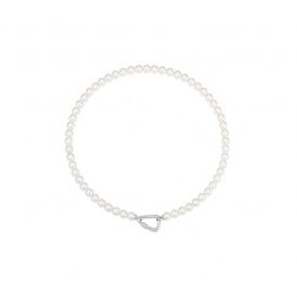 Ania Haie Silver Pearl Necklace