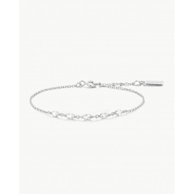 Ania Haie Jewellery Ania Haie Silver Quintet Marquise Bracelet