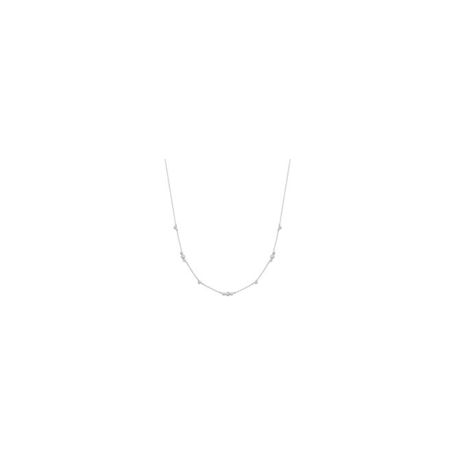 Ania Haie Jewellery Ania Haie Silver Sparkling Bezel CZ Station Necklace N065-04H