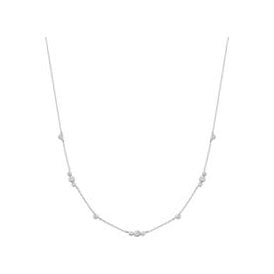 Ania Haie Silver Sparkling Bezel CZ Station Necklace N065-04H