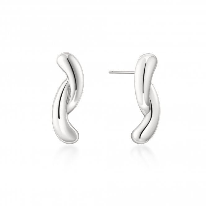 Ania Haie Jewellery Ania Haie Silver Twist Stud Earrings E077-05H