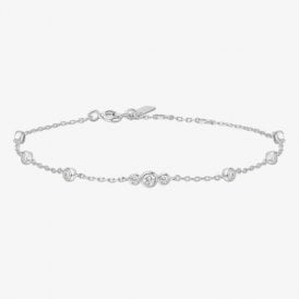 Ania Haie Sparkling Bezel Cubic Zirconia Station Bracelet B065-03H