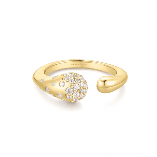 Ania Haie Jewellery Ania Haie Sparkling Sculpural Ring