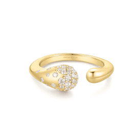 Ania Haie Sparkling Sculpural Ring