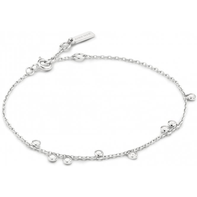 Ania Haie Jewellery Ania Haie Sterling Silver CZ Droplet Bracelet