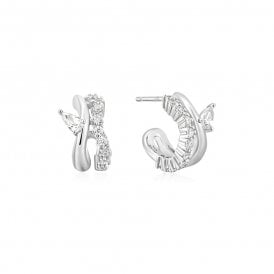 Ania Haie Sterling Silver Fancy Hoops