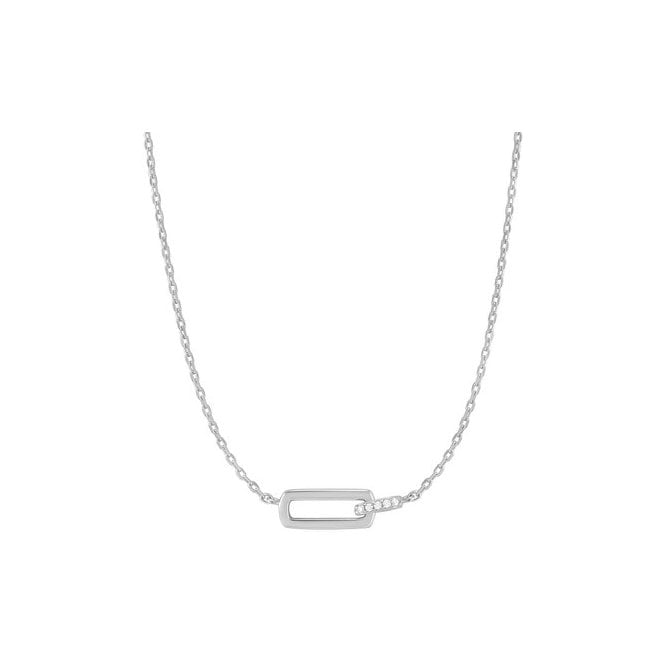 Ania Haie Jewellery Ania Haie Sterling Silver Interlock Necklace N037-01H