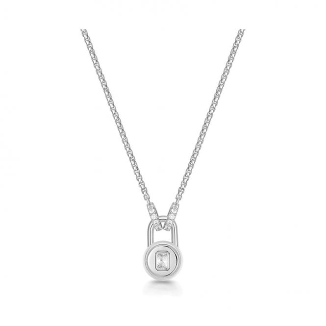 Lowry Sterling Silver Ania Haie Sterling Silver Lock Necklace