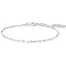 Ania Haie Sterling Silver Textured Chain Bracelet