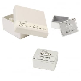 Bambino Silver Plated First Curl Box CG863