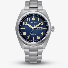 Citizen Eco-Drive Men's Titanium Bracelet Watch