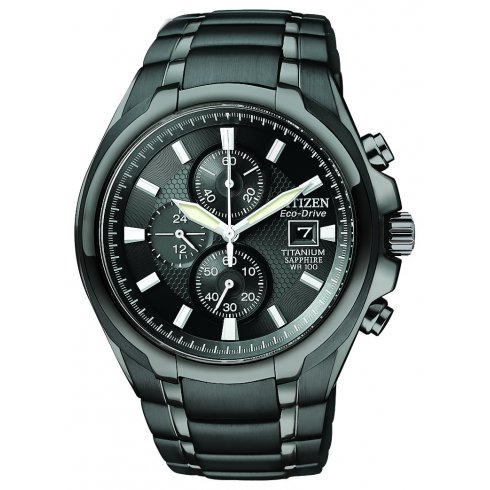 Citizen Men's Chronograph Titanium Eco-Drive Watch - CA0265-59E