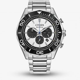 Citizen Men's Sport Chronograph Eco-Drive Bracelet Watch CA4730-59A