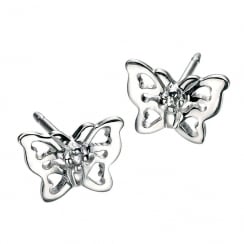D for Diamond Butterly Earrings E3910