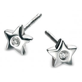D For Diamond Star Stud Earrings E573