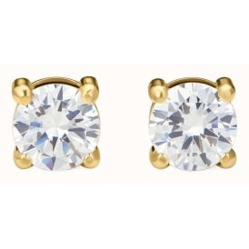 D.Louise 14ct Gold Plated PVD Classic Tennis Stud Earrings YBE-12-06