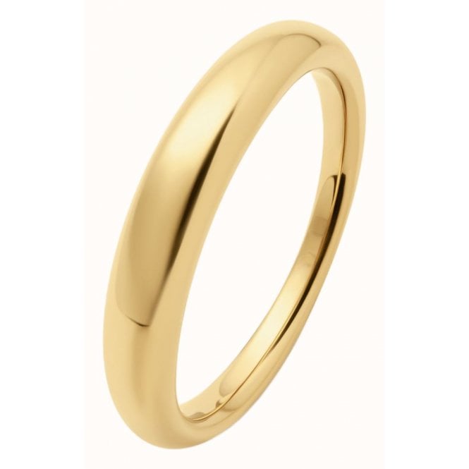 D Louise D.Louise 14ct Gold Plated PVD Dome Ring YBR-005-007