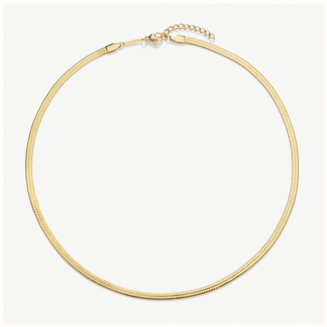 D Louise D.Louise 14ct Gold Plated PVD Essentials Snake Chain GN-004