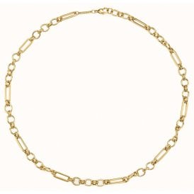 D.Louise 14ct Gold Plated PVD Eternal Link Chain Necklace NAN-06
