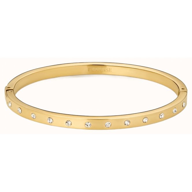 D Louise D.Louise 14ct Gold Plated PVD Eternity M/L Bangle YBB-017-02