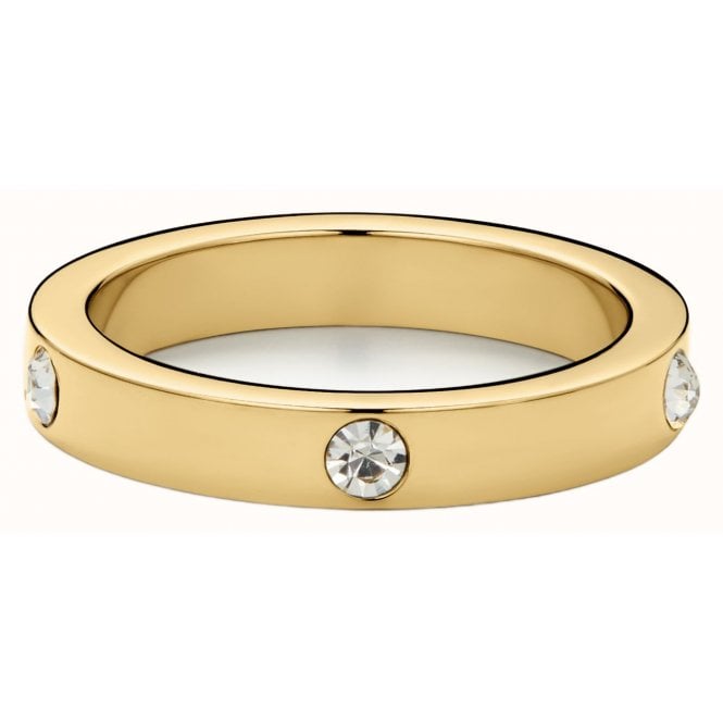 D Louise D.Louise 14ct Gold Plated PVD Eternity Stacking Ring YBR-007-005