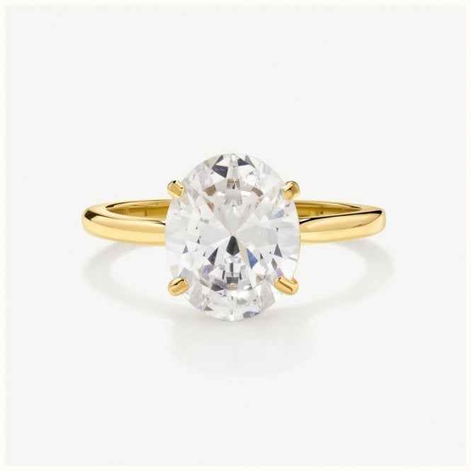 D Louise D.Louise 14ct Gold Plated PVD Eternity Stacking Ring YBR-011-04