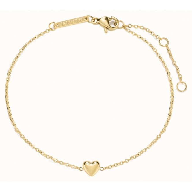 D Louise D.Louise 14ct Gold Plated PVD Mini Heart Bracelet SKB-58