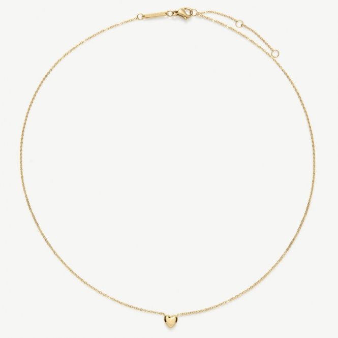 D Louise D.Louise 14ct Gold Plated PVD Mini Heart Necklace SKN-61