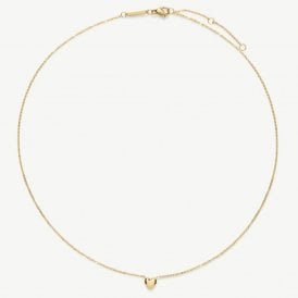 D.Louise 14ct Gold Plated PVD Mini Heart Necklace SKN-61