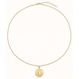 D.Louise 14ct Gold Plated PVD Talisman Heart Necklace SKN-66