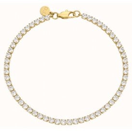 D.Louise 14ct Gold Plated PVD Tennis Bracelet GB-043-20