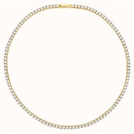 D.Louise 14ct Gold Plated PVD Tennis Necklace SKN-36