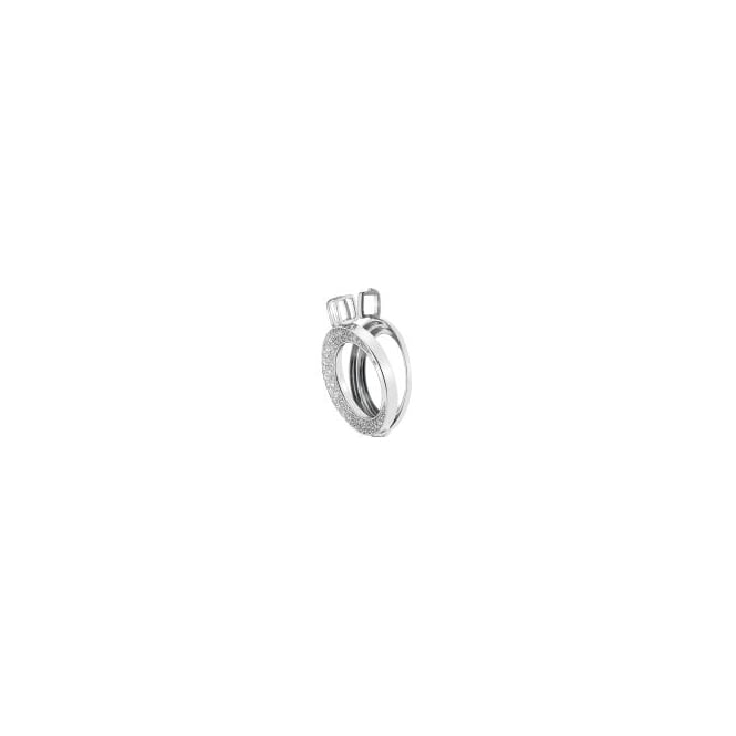 not used Emozioni Sterling Silver Mezzaluna Coin Keeper - 25mm EK011