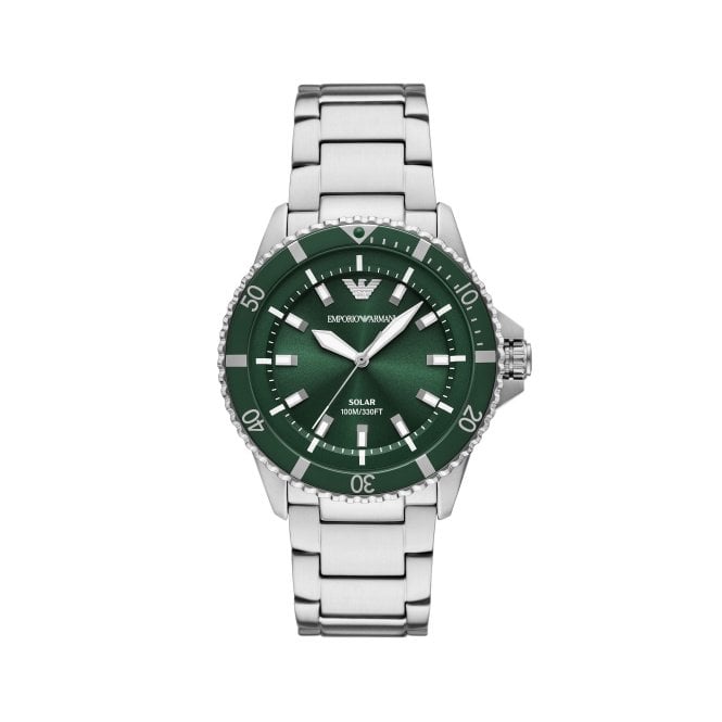 Emporio Armani Men's Solar World Explorer Bracelet Watch