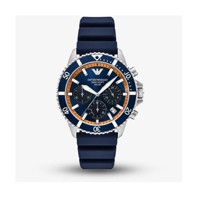 Emporio Armani Men's Solar World Explorer Strap Watch