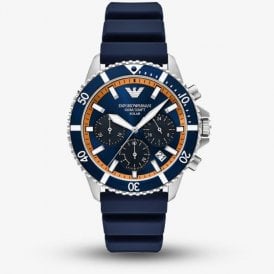 Emporio Armani Men's Solar World Explorer Strap Watch
