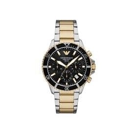 Emporio Armani Men's World Explorer Solar Chronograph Bracelet Watch AR11799