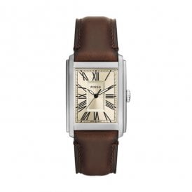Fossil Men's Carraway Leather Strap Watch FS6012