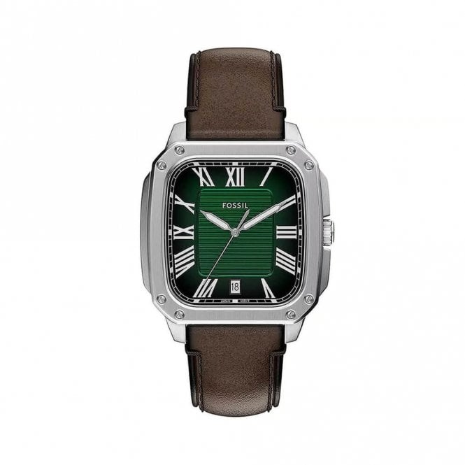 Fossil Men's Crosby Leather Strap Watch