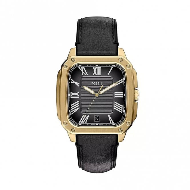 Fossil Men's Crosby Leather Strap Watch