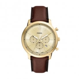 Fossil Men's Neutra Leather Strap Watch FS6113