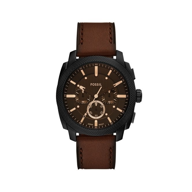 Fossil Men's Nubuck Leather Strap Watch FS6101