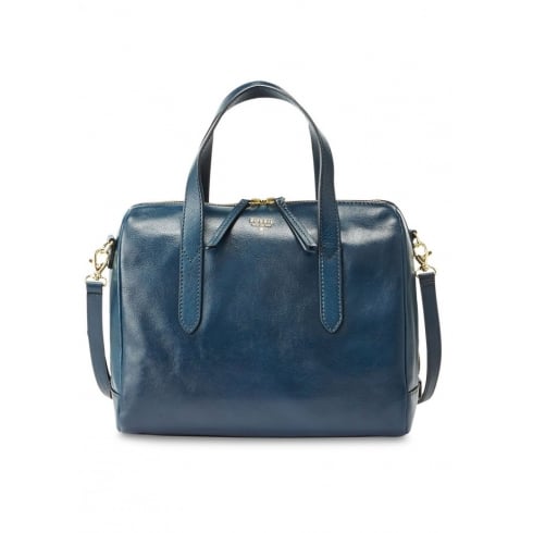 not used Fossil Sydney Ladies' Heritage Blue Satchel ZB5486928