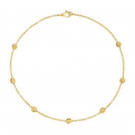 Giovanni Raspini Gold Plated Daisy Dot Necklace 12340